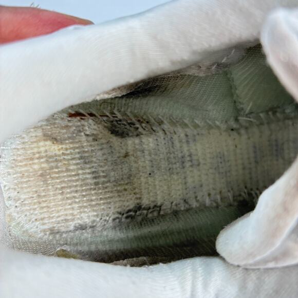 New Balance 574 Off White Beige Suede Athletic Running Shoes Women's Size 6 - Picture 8 of 12